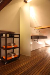 Palanda nebo palandy na pokoji v ubytování B&B Villa Emma
