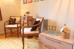 Posezení v ubytování B&B Villa Emma