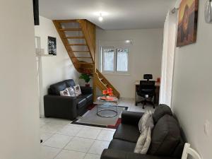 Posezení v ubytování Les Villas Sarah