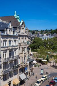 Nespecifikovaný výhled na destinaci Wiesbaden nebo výhled na město při pohledu z hotelu