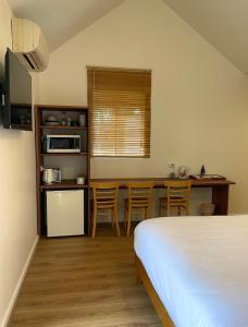 Cama o camas de una habitación en The Albion Motel Castlemaine