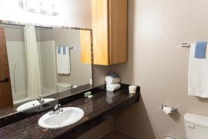 Koupelna v ubytování Premium Inn and Suites