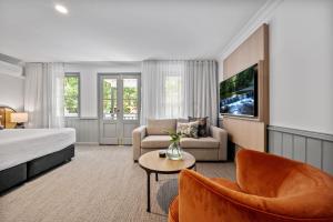 Wildes Hotel Kangaroo Valley客房内的一张或多张床位