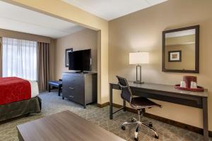 TV tai viihdekeskus majoituspaikassa Comfort Suites Alpharetta-Roswell - Atlanta Area