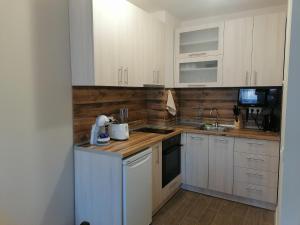 A kitchen or kitchenette at Borovets Gardens Apartment A27