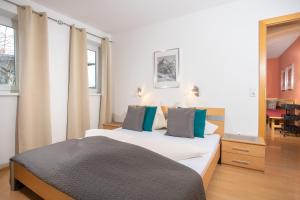 Ein Bett oder Betten in einem Zimmer der Unterkunft Zillertal Appartements