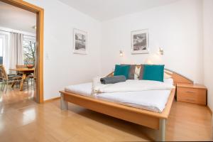 Ein Bett oder Betten in einem Zimmer der Unterkunft Zillertal Appartements