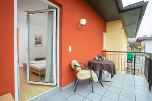 Ein Balkon oder eine Terrasse in der Unterkunft Zillertal Appartements