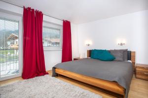 Ein Bett oder Betten in einem Zimmer der Unterkunft Zillertal Appartements