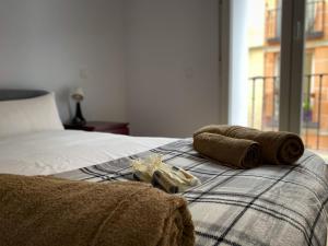 Postel nebo postele na pokoji v ubytování Sol Apartamentos Madrid Centro