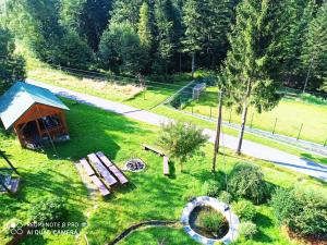 Um jardim em Wiślany Raj