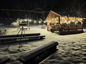 Wiślany Raj durante o inverno