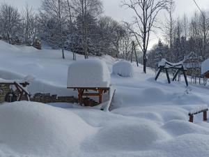 Wiślany Raj durante o inverno