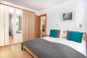 Ein Bett oder Betten in einem Zimmer der Unterkunft Zillertal Appartements