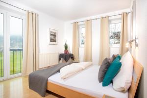 Ein Bett oder Betten in einem Zimmer der Unterkunft Zillertal Appartements