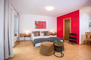 Ein Bett oder Betten in einem Zimmer der Unterkunft Zillertal Appartements