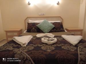 Postel nebo postele na pokoji v ubytování Hotel NilSu