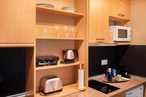 Eldhús eða eldhúskrókur á Apartaments Sant Bernat