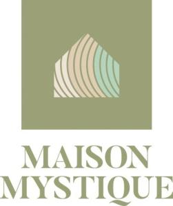 a logo for a museum with a mushroom at Maison mystique in Staden