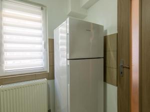 Kuchyň nebo kuchyňský kout v ubytování Ionita apartament