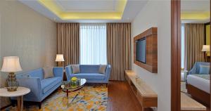 Posezení v ubytování Radisson Gwalior