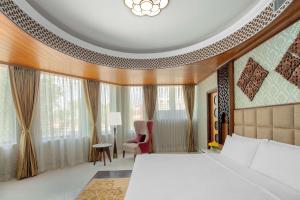 Radisson Jodhpur客房内的一张或多张床位