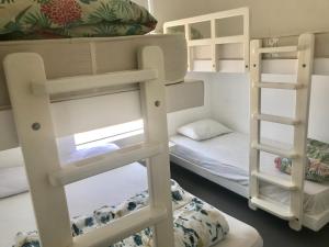 Duplex 1 Fila Vista Bahía Paracas - Sotavento 501 T3客房内的一张或多张床位