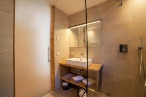 Koupelna v ubytování Oberegghof Ferienwohnung Ifinger