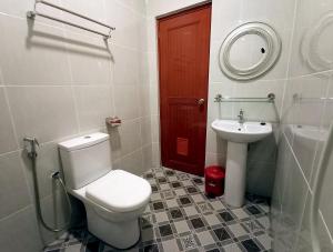 Koupelna v ubytování Comfort Hotel