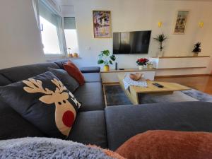 Televízia a/alebo spoločenská miestnosť v ubytovaní Apartman Bruna SELF CHECK-IN