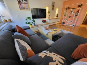 Televízia a/alebo spoločenská miestnosť v ubytovaní Apartman Bruna SELF CHECK-IN