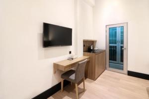 TV a/nebo společenská místnost v ubytování The NINES HOTEL Malacca