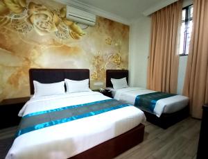 Postel nebo postele na pokoji v ubytování Comfort Hotel