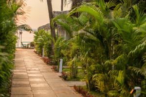 Jardín al aire libre en Agonda Shell Beach Resort