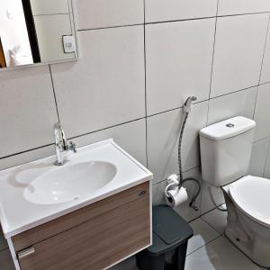 Koupelna v ubytování Pousada Descanso de Casa