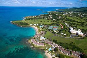a large body of water with houses on either side of it at The Buccaneer Beach & Golf Resort, Trademark St Croix USVI in Christiansted