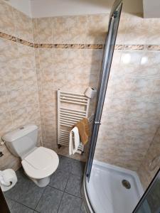 Kúpeľňa v ubytovaní Penzion Rotunda