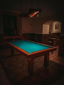 Biliár nebo kulečník v ubytování Zamek Rzucewo