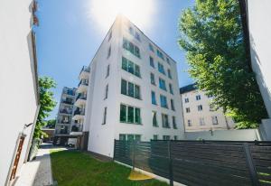 Budynek, w którym mieści się apartament