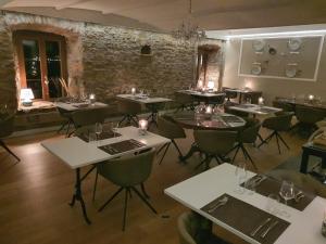 Istumisnurk majutusasutuses Hôtel Restaurant Bellevue