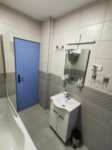 Koupelna v ubytování Apartman Centrum