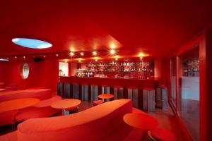 Lounge nebo bar v ubytování Hotel Not Hotel Rotterdam