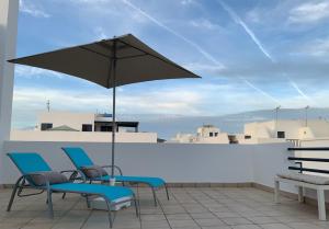 Balkón nebo terasa v ubytování CALIMA Holiday House