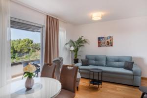 Posezení v ubytování SOLU Apartment