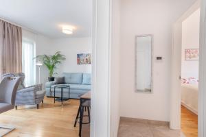 Posezení v ubytování SOLU Apartment
