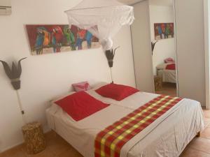 Voodi või voodid majutusasutuse Villa Nord-Plage toas