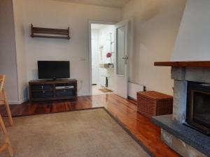 TV a/nebo společenská místnost v ubytování Acogedor y cálido apartamento con vistas a la montaña