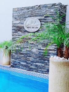 Bazén v ubytování Hotel Real de Lua nebo v jeho okolí