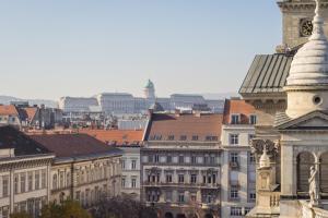 Výhľad na mesto Budapešť alebo výhľad na mesto priamo z apartmánu