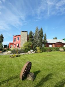 Zahrada ubytování Hosteria Rukahué
